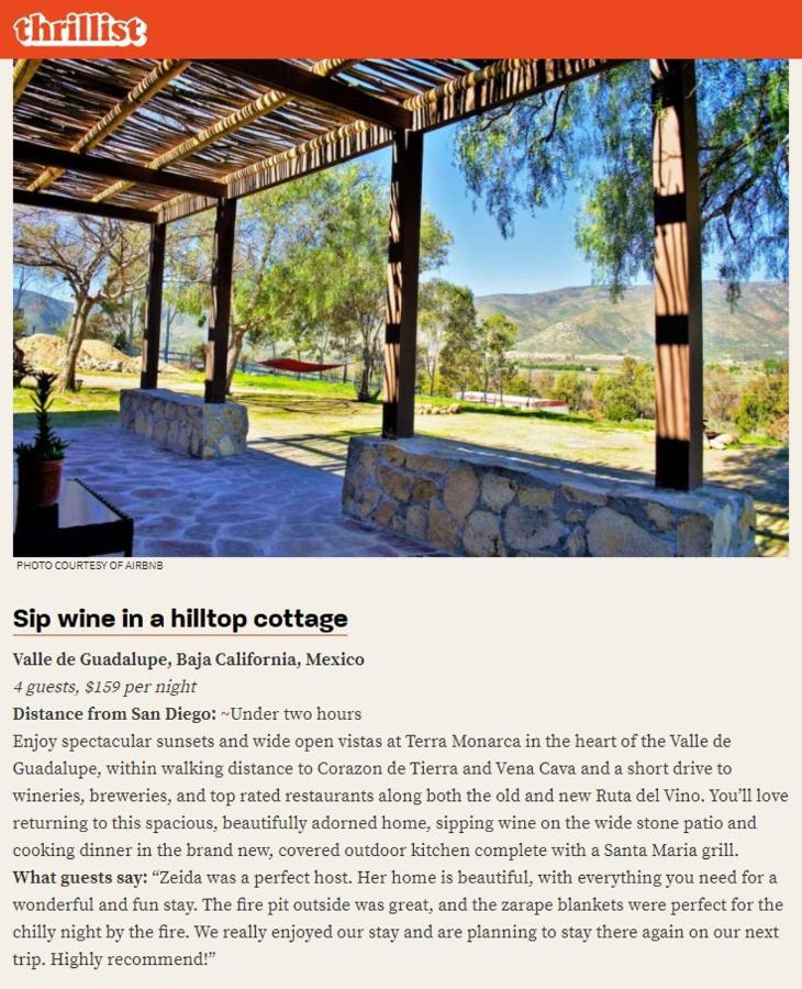 Terra Monarca Villa Valle de Guadalupe Dış mekan fotoğraf